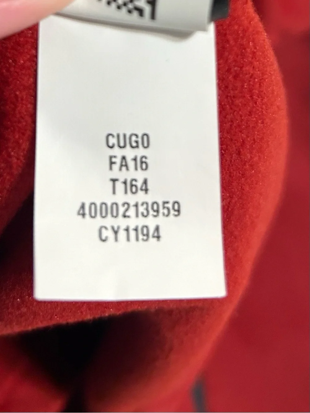 The North Face Canyonlands 1/2 Zip Fleece Pullover Men’s Large Red